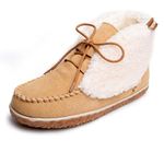 Minnetonka Womens Torrey Laceup Boot, Cinnamon Multi, 8.5