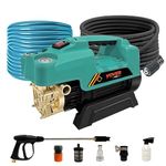 IBELL YO2100 High Pressure Car Washer for Home & Bike Cleaning, 2100W Induction Motor, 150 Bar, 7.5 L/min Flow, Portable Pressure Washer with 8M Hose & Spray Gun