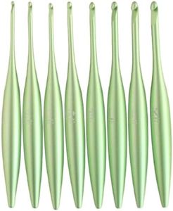 Furls Crochet Hook, Limited Edition Matte Pistachio Streamline Metal, Ergonomic Handle Crochet Hooks 7" (Matte, J - 6.00MM)