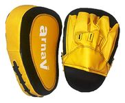 Arnav Focus Pad Curved with PU Padded (Yellow/Black)