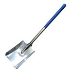 Steel Material Garden Shovel Barbecue Installed Carbon Shovel Fireplace Ash Shovel Slag Shovel Garden Shovel Coal Shovel Stove Fire Cleaning Utensils (Square)