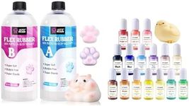 LET'S RESIN Silicone Rubber for Making Taba Squishy and Silicone Pigment Dye