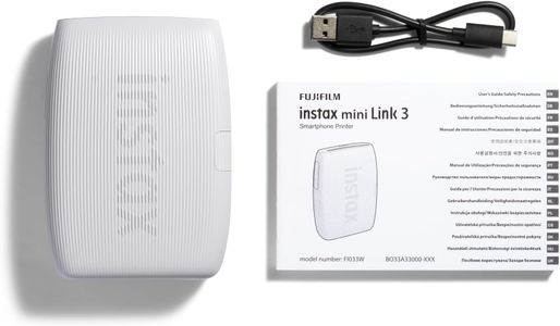 INSTAX Link 3 Portable Photo Printer – Clay White