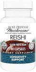 Host Defense Reishi Capsules - Heart & Immune Health Support Supplement - Mushroom Supplement to Support Energy & Vitality - Reishi Supplement to Aid Overall Well-Being - 30 Capsules (15 Servings)*