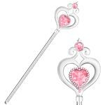 Angel Scepter Wand Princess Costume Wand (Sliver-Pink)