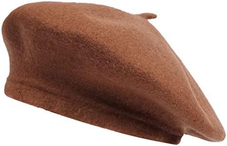 CLAPE French Wool Beret Hat for Women Men Fall Winter Hats Solid Color Beret Cap Warm Artist Painter Hat
