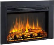 FLAMME Innsbruck Fireplace Insert Suitable for Custom Media Wall or Mantel Designs 24"/60cm - 35"/90cm