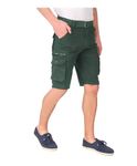 RAREWEAVES Regular fit Men Cargo Shorts Military Green