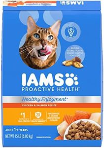 IAMS Healthy Enjoyment Dry Cat Food Chicken & Salmon Recipe, 15 lb. Bag