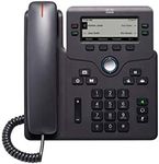 Cisco IP Phone 6841 with Multi-Platform Phone Firmware, 3.5-inch Grayscale Display, Regional Power Adapter Included, 4 SIP Registrations (CP-6841-3PW-NA-K9=)