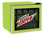 CURTIS MIS170MD Mountain Dew 50 Can Beverage Cooler, Glass Door, 1.8 cu ft, Lime