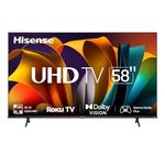 Hisense 58R63N-58 inch 4K UHD HDR LED Roku Smart TV-2024