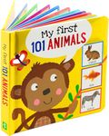 My First 101 ANIMALS Board Book (Padded Cover!)