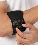 Lumov Elbow Support for Tennis & Golfer’s Elbow Pain Relief | Seamless Compression Elbow Brace with OptiFit+ Dial Micro Adjustment & Silicone Pressure Pad | Breathable, Anti-Slip, All-Day Support for Gym, Badminton, Cricket, Sports | Men & Women