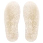 Sheepskin Insoles, Genuine Lambwool Thick Shoe Insoles for Men and Women, Soft Cosy Fluffy Wool Replacment Insole for Shoes Slippers Boot Wellies(10.5UK)