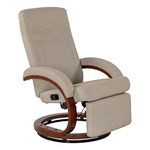 Thomas Payne RV Euro Recliner with Footrest, 360-Degree Swivel, Manual Recline, Measures 26" W x 33" D x 39" H, PolyHyde Vinyl Fabric, Altoona - 2020135004