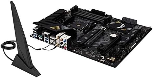 ASUS AMD B550-PLUS (WI-FI) (Ryzen AM4) ATX Gaming Motherboard with PCIe 4.0, Dual M.2, 10 DrMOS Power Stages, Intel Wi-Fi 6, 2.5 Gb Ethernet, HDMI, DisplayPort, SATA 6 Gbps 90MB15D0-M0EAY0