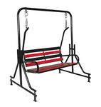 Kaushalendra 2-Seater Swing Jhula Indoor/Outdoor - Iron Swing with Stand, 300 Kg Capacity, 116.8 cm