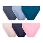 Fruit of the Loom Womens Plus Size Underwear, Fit for Me, Designed to Fit Your Curves, Hi Cut - Breathable Micro Mesh - Assorted, 10 Plus