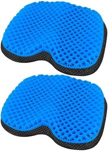 NEW-Vi Anti-Slip Kayak Seat Cushion - Waterproof Thicken Gel Boat Kayak Canoe Rowing Stadium Pad for Sit in Kayak Chair Kayak Accessories Equipment Gear for Fishing Kayak,Blue 2pcs