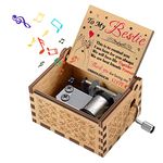 chamvis for Women: Birthday Gift for Women Personalised Unique Present for Bestie Female Thank You Gift Anniversary Friendship Cute Wooden Music Box | 30th 40th 50th 60th 70th Cadeau Femme