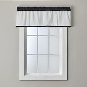 SKL Home by Saturday Knight Ltd. Marrisa Valance, 48x13, Black