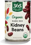 365 by Whole Foods Market, Organic Dark Red Kidney Beans, 15.5 Ounce