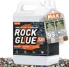 Rock Glue, 1Gallon Mulch Glue for Landscaping, Fast-Dry Strong Pea Gravel Stabilizer Landscape, Non-Toxic Long-Lasting Dries-Clear Strong Pea Gravel Binder for Pebble, Pine Straw for Outdoor Gardens