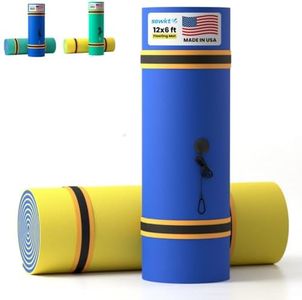 SOWKT Lily Pad Floating Mat (12 x 6 ft) - Made in USA Large Floating Water Mat for Lake and Boating - Floating Water Pad for Lakes | Lilly Pad Floating Water Dock Holds up to 880lbs.