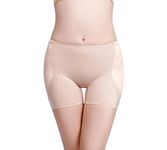 munaafi Butt Lifter Hip Enhancer Pads Underwear Shapewear Lace Padded Control Panties Shaper Booty Fake Pad Briefs (Beige, M)