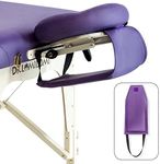 Dr.lomilomi Hanging Arm Rest Sling Board for Massage Table (English Violet)