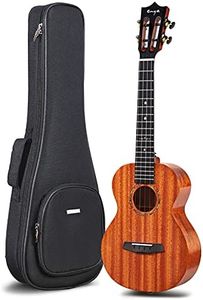 Enya EUT-MAD Tenor Ukulele Solid Gloss Mahogany Original Color 26 Inch with High-end 15mm Padded Gig Bag