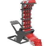 KANBOL Foot Can Crusher Smasher with Storage, Aluminum Floor Can Crushers Smasher, Can and Plastic Bottle Crusher for 12 oz 16 oz cans-Grey…