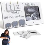 Baby Scan Photo Frames Pregnancy Gifts Mum to be Gifts Pregnancy Announcement Baby Countdown Ultrasound Photo Frame Picture Pregnant Mom Weeks Calendar