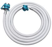 Irkaja 3 Meter Front & Top Load Washing Machine Flexible Inlet Hose Pipe With Lock Type Tap Adapter (3 Meter)