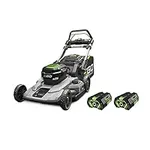 EGO Power+ LM2102SP-A 21-Inch 56-Volt Lithium-ion Self-Propelled Cordless Lawn Mower (2) 4.0Ah Battery and Rapid Charger Included