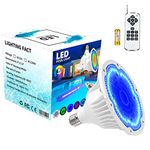 LED Color Pool Light Bulb for Inground Swimming Pool, 120V 40W, RGB Color Changing Pool Bulb with Remote Control, E26 Replacement Bulb for Pentair and Hayward Fixture