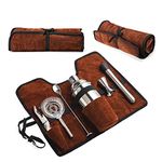 Wepikk Cocktail Shaker Set Bar Tools Mixology Bartender Kit Stainless Steel 750ml Drink Mixing Set with Portable Carry Bag Travel Kit for Martini Mojito Margarita Tequila Whisky