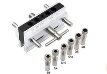 Self Centering Doweling Jig, Heavy-Duty Self-Centering Doweling Jig Kit Vertical Center Puncher Pocket Hole Jig