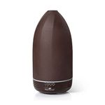 Plant Therapy Metro Stone Diffuser Brown - Essential Oil Diffuser - Sleek Diffuser Design for Home & Office, 8 Hours of Diffusion, Auto Shut Off, Soft Ambient Lighting, Four Timer Settings