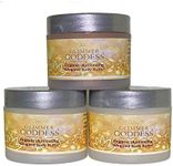 GLIMMER GODDESS Organic Whipped Shea Body Shimmers Travel Size (Bronze, Diamond & Gold Shimmer)