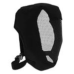 VICASKY Full Face Fencing Mask Head Steel Mesh Breathable Protector Sport Game Fencing Gear Mask Comfortable Black Guard Masque Accessories for Daily Training and Competition