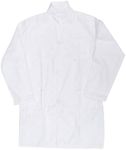 Totority White Lab Coats, Medical Coat Nurses Lab Coat Long- Sleeved Lab Coat Experiment Doctor Workwear Clothes Unisex