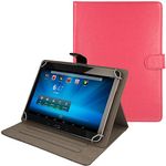 TECHGEAR [Stellar (10) Universal Case for Lenovo E10 10.1 Inch Tablets, QIMAOO 10.1, Padgene 10.1 (Android 8.1), Ibowin 10.1 tablet, Alcatel tablet 10.1 Protective Case with Viewing Stand (Pink)