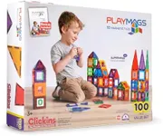 Playmags 100 3D Magnetic Blocks Set