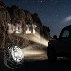 WOLFBOX 5 Inch LED Pods, IP69K Off Road Lights, 17700LM Matrix Combo Beam