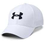 Under Armour Men's Blitzing 3.0 Cap , White (100)/Black , Medium/Large