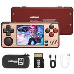 Miyoo A30 Handheld Game Console with Dedicated Storage Case 2.8 Inch Portable Retro Video Games Consoles Built-in 64G TF Card 10,000+ Classic Games and Wireless Networt