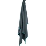 Lifeventure Recycled SoftFibre Travel Towel | Compact, Lightweight Quick-Dry Sports & Beach Towel, Sand-Free Design, Giant, Grey