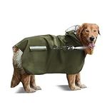 CRIDENG Dog Raincoats for Large Dog